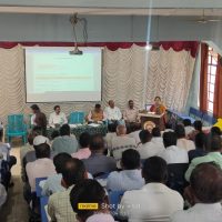 Orientation Program for Head Masters of High schools and Primary schools held on 4th January 2024 on the theme Mazi Shala Sundar Shala organised by BEO of Kagal at Devchand College, Arjunnagar